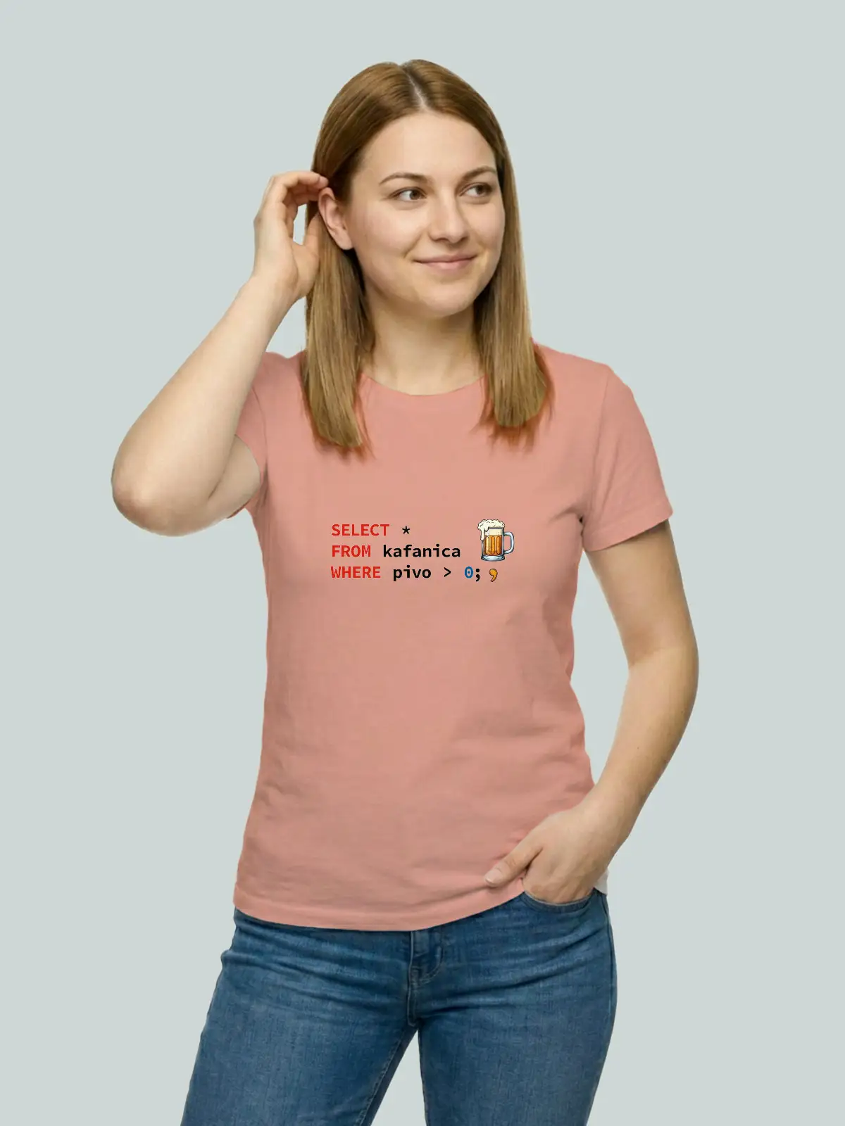 Duhovita SQL query grafika o pivu i kafani za developere.